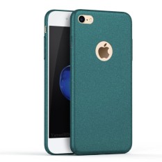 Ultra Tipis Pegangan Yang Sangat Baik Menunjukkan Logo Case Cover Bumper Scratch Resistant Dilapisi Premium PC Bahan Perlindungan Slim Sepenuhnya Cover Kulit untuk Apple IPHONE 7/8 (Frostde Versi) -Intl