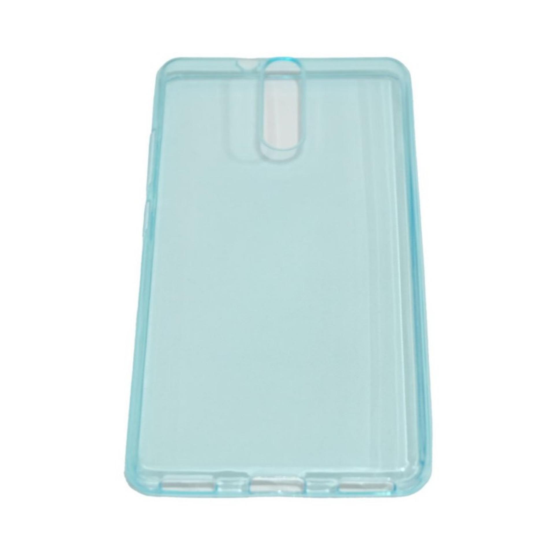 mr Ultrathin Silicone Soft Case Infinix Hot S X521 soft jacket air series - Biru Muda