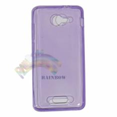 Ultrathin Smartfren Andromax B Ultrathin Jelly Air Back Case 0.3mm / Silicone Soft Case / Casing Hp Lentur - Transparan Ungu