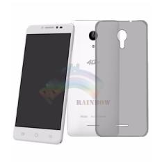 Ultrathin Smartfren Andromax L Ultrathin Jelly Air Back Case 0.3mm / Silicone Soft Case / Casing Hp Lentur - Transparan Hitam