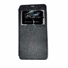 Ume Acer Liquid Jade S55 / Acer S55 Ukuran 5.0 Inch View / Flip Cover / Flipshell / Leather Case / Sarung Case / Sarung Handphone / Sarung HP Acer S55 - Silver