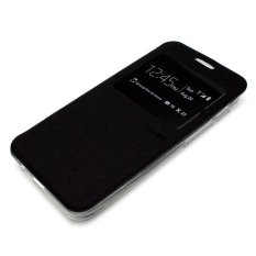 Ume Element Series Flip Case untuk Sony Xperia M4 Aqua - Hitam