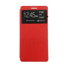 Ume Enigma Case Oppo Mirror 5 A51W Flip Cover - Merah
