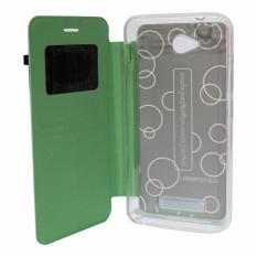 Ume Flip Cover Huawei Ascend Y511 Navy Blue / Leather Case View Huawei Y511 / Flipcover Windows View Huawei Y511 / Flipshell / Casing Huawei - Biru Tua
