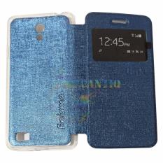 Ume Oppo Joy 3 / Oppo A11W / Oppo A11 View / Flip Cover / Flipshell / Leather Case / Sarung HP / Sarung Oppo Joy 3 - Biru Gelap