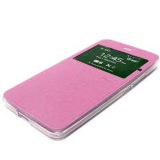 Ume Flip Cover untuk Meizu M2 Flip Shell Leather Case Sarung Hp - Soft Pink