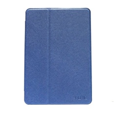 Ume Flip Leather Case Cover For Ipad 3 - Biru Dongker