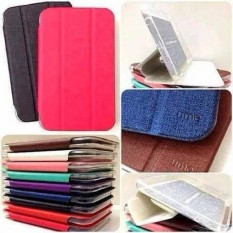 Ume Flipcover Flipshell Samsung Galaxy Tab 4 7.0 Inch T230 T231 Leather Case Sarung Tablet - Hitam