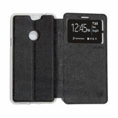 Ume CoolPad Max View / Flip Cover / Flipshell / Leather Case / Sarung Case / Sarung Handphone / Sarung HP Coolpad Max - Hitam