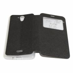 Ume Hisense F20 / Pureshot View / Flip Cover / Flipshell / Leather Case / Sarung Case / Sarung Handphone / Sarung HP Hisense F20 - Hitam