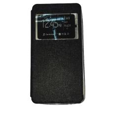Ume Acer Liquid Jade S55 / Acer S55 Ukuran 5.0 Inch Flipshell / Flip Cover Acer S55 / Leather Case / Sarung Case / Sarung Handphone / View - Hitam