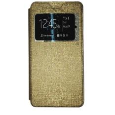 Ume Alcatel Flash 2 Ukuran 5.0 Inch Flipshell / Flip Cover Coolpad Sky 3 / Leather Case / Sarung Case / Sarung Handphone / View - Gold