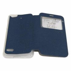 Ume Hisense F30 / Pureshot View / Flipshell / Flip Cover / Sarung Case / Leather Case / Sarung Handphone / Sarung HP Hisense F30 - Biru Tua