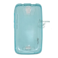 Ume Huawei Y3 / Y3C / Y360 / Y336 Ultrathin / Ultra Thin / Softcase / Silikon Huawei Y3 / Silicone / Casing HP - Biru Transparan