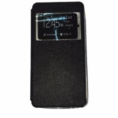 Ume Acer Liquid Jade S55 / Acer S55 Ukuran 5.0 Inch Flipshell / Flip Cover / Leather Case / Sarung Case Acer S55 / Sarung Handphone / Sarung HP / View - Hitam