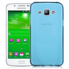 Ume Ultrathin Jelly Case Samsung Galaxy J7 Core Blue Soft Case Samsung J7 Air Case 0.3mm / Silicone / Softshell Silikon Case Hp / Casing Samsung  -  Transparant Biru