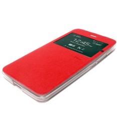 Ume uma Flipcover vivo Y55 Flipshell / Leather Case Sarung HP vivo y55 / View - merah