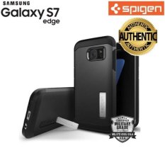 Paman Sam Pelindung Lapis Baja Kuat untuk Galaxy S7 Edge (Hitam) Harga 100% Asli-Intl