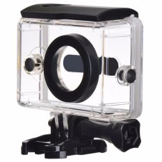 Underwater Waterproof Case Anti Blur Lens IPX68 40m for Xiaomi Yi Sports Action Camera Casing Housing Pelindung Kamera Aksi Anti Air Debu Goresan Lensa Tidak Berembun Rapat Material PC Transparant Cases for Diving Snorkling Selam Menyelam Renang Swim