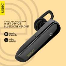 UNEED Multi Headset Bluetooth Wireless Earphone Handsfree UHS01B - Hitam