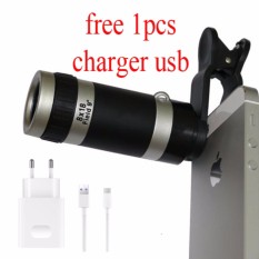 Uniqtro Telezoom 8x Smartphone Lensa Kamera+ Free Usb Charger for VIVO X9/Y67