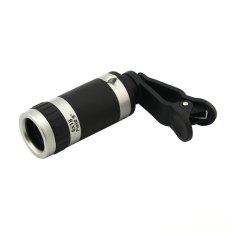 Uniqtro Universal Telezoom 8x Smartphone Lense untuk Asus Zenfone 2 ZE550ML - Hitam