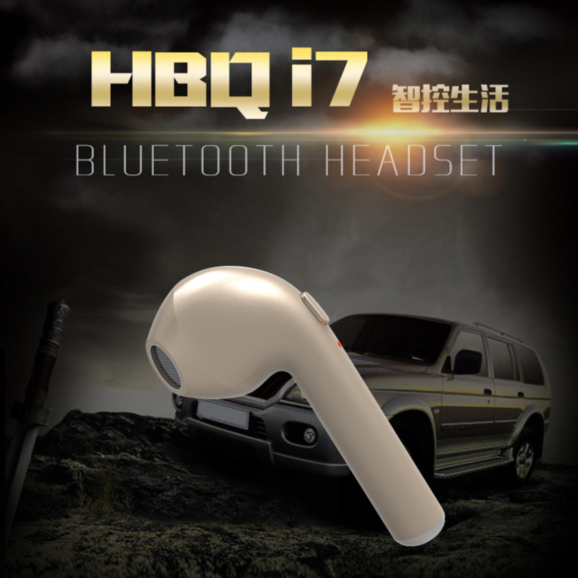 Unique Earphone HBQ I7 In-Ear Wireless Headset Bluetooth Sport Invisible Music Earbud Dengan Mikrofon Untuk iPhone Apple Samsung Xiaomi Huawei
