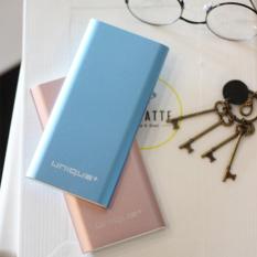 Unique Power Bank Slim Metal 10500mAh Color Series Real Capacity For Iphone Samsung Xiaomi Oppo Vivo Huawei Phone