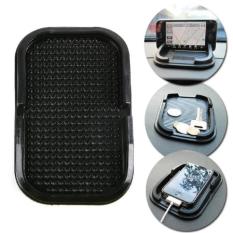 Unique Tatakan Anti Selip Dashboard Untuk Universal Smartphone Handphone Samsung Oppo Xiaomi Iphone - Sticky Pad car - Phone Dashboard Holder Black