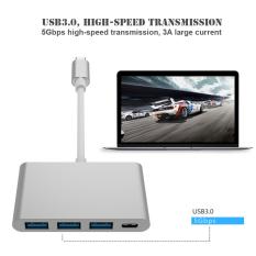 Unique UBS 3.1 Tipe C ke USB 3.0 USB-C Tipe C Konverter HUB Kabel Adaptor OTG Hi Speed untuk Laptop PC MacBook Xiaomi 5s