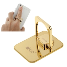 Universal 360 Derajat Rotasi Encrusted Metal Glass Ring Holder/Mobil Cincin Gantung untuk IPhone/iPad/Samsung/ HTC/Nokia/LG Mobile Phone (Emas)