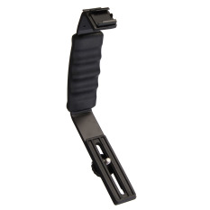 Universal L Kamera Pegangan Braket dengan 2 Sisi Panas Standar Sepatu Gunung Lampu Video Flash DSLR Holder Camcorder Baru- INTL