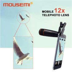 Universal 12x Lensa Telefoto untuk Telepon Seluler Teleskop Perbesaran Optik Kamera Sel Lensa untuk iPhone 5 S 6 S 7 Plus Smartphone-Intl