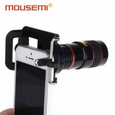 Klip Universal 8X Mobile Telepon Lensa Zoom Optik Teleskop Lensa Teleskop Lensa Kamera untuk IPhone Xiaomi 3 Smartphone Lensa -Intl
