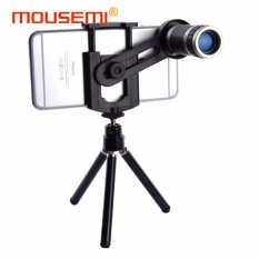 Klip Universal 8x Zoom Lensa Teleskop dengan Tripod untuk Kamera Cell Ponsel Telepon Lensa untuk IPhone 6 S 7 smartphone Lensa-Intl