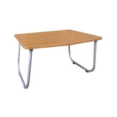 Universal Ergonomis Meja Laptop Portable Kayu Lipat Lesehan Multifungsi - Coklat