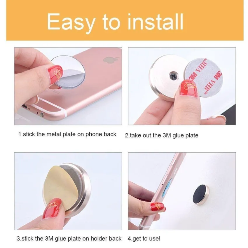 Harga universal fit magnetic dashboard phone gps mount holder stand pemegang ponsel magnetik untuk mobil rumah