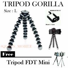 Universal Tripod Gorilla Size L + Free FDT Tripod Mini