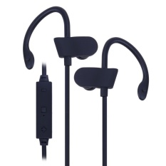Universal Nirkabel Bluetooth Olahraga Earphone Stereo Earbud Headset (Hitam)-Intl