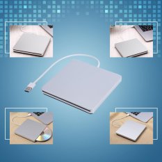 Universal USB 3.0 Eksternal DVD/CD-RW Drive Burner Slim Portabel Driver untuk Mac Apple-Internasional