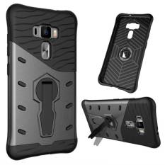 For ASUS Zenfone 3 ZE552KL Aman Kejutan Kasus Baju Besi Kasar With 360 Derajat Berputar Putar Ada Standarnya Kasus Sampul Belakang For ZenFone 3 ZE552KL 13.97 Cm (Hitam)