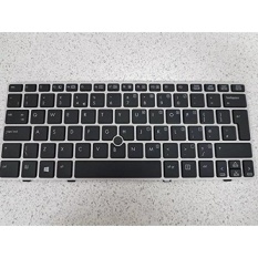 Tata Letak AS dengan Bingkai Keyboard Pengganti untuk HP Elitebook 2560 P 2570 P Series-Intl