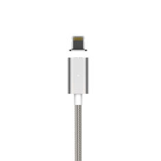 USAMS Magnetic Adaptor USB Magnet Charging Sync Cable untuk IPhone 5 S 5C 6 6 S Plus IPad 4 5 Air Mini 3 (Warna: Grey)