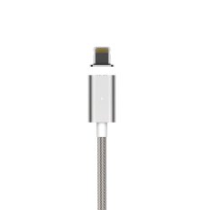 USAMS Magnetic Adaptor USB Magnet Charging Sync Cable untuk IPhone 5 S 5C 6 6 S Plus IPad 4 5 Air Mini 3 (Warna: Grey)-Intl