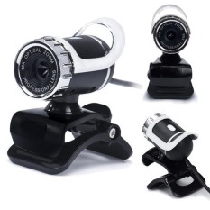 USB 50 Juta Piksel HD Kamera Web Kamera 360 ° Mikrofon Klip-On untuk Komputer Laptop Buah Hitam-Internasional