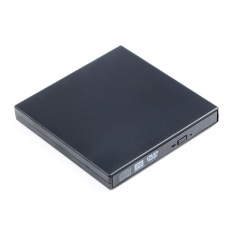 USB 2.0 Eksternal CD -RW/DVD -RW Burner Drive untuk PC, Mac, Laptop, Netbook - intl (Black)