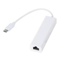 USB 3.1 Type C to RJ45 Ethernet LAN Adapter - Silver
