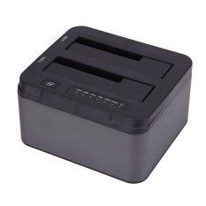 USB 3.0 untuk Ganda Adaptor SATA Docking Station untuk 2.5 atau 3.5 HDD Inci SSD Uni Eropa-Internasional