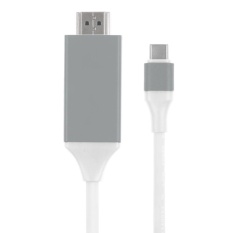 USB 3.1 Type C Phone to HDMI TV HDTV Video Cable for Samsung Galaxy S8 Macbook (White) - intl