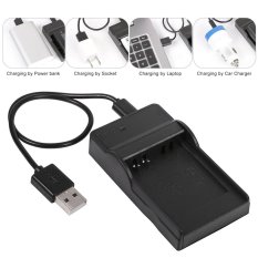 USB Charger Baterai SLB-10A/SLB-11A untuk Samsung ELPH 500 HS SD770 ADALAH SD980 SD1200 SD1300-Intl